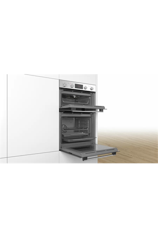 Bosch Serie 4 MBS533BS0B Stainless Steel Built-In Electric Double Oven