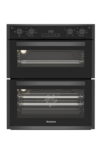 Blomberg ROTN9202DX Dark Steel Built-Under Electric Double Oven