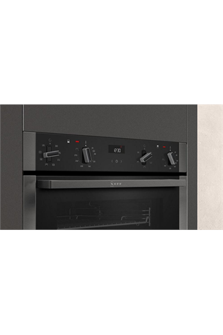 NEFF N50 U1ACE2HG0B Black Built-In Electric Double Oven