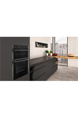 NEFF N50 U1ACE2HG0B Black Built-In Electric Double Oven