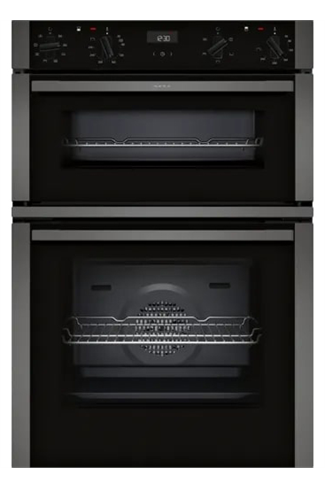 NEFF N50 U1ACE2HG0B Black Built-In Electric Double Oven