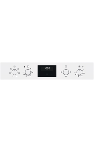 Zanussi ZKHNL3W1 White Built-In Electric Double Oven