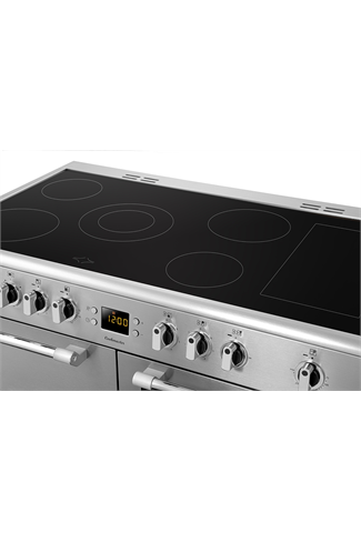 Leisure Cookmaster CK100C210S 100cm Silver Electric Range Cooker With Ceramic Hob