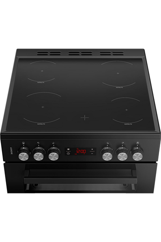 Beko EDC634K 60cm Black Double Oven Electric Cooker 