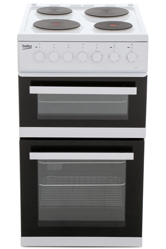 Beko EDP503W 50cm White Double Oven Electric Cooker 