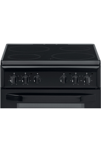 Hotpoint Cloe HD5V92KCB 50cm Black Twin Cavity Electric Cooker