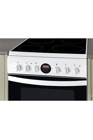 Hotpoint Cloe HD5V93CCW 50cm White Double Oven Electric Cooker