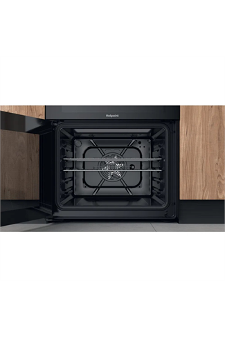 Hotpoint HDM67V9CMB 60cm Black Double Oven Electric Cooker