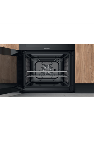 Hotpoint HDM67V9HCB Black 60cm Double Oven Electric Cooker