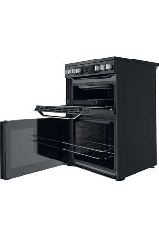 Hotpoint HDM67V9HCB Black 60cm Double Oven Electric Cooker