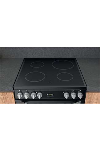 Hotpoint HDM67V9HCB Black 60cm Double Oven Electric Cooker