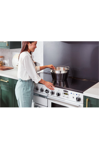 Rangemaster Professional Deluxe PDL110EISL/C 110cm Slate Electric Range Cooker with Induction Hob