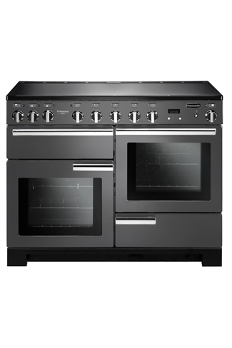 Rangemaster Professional Deluxe PDL110EISL/C 110cm Slate Electric Range Cooker with Induction Hob