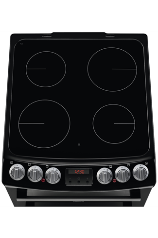 Zanussi ZCV46250XA 55cm Stainless Steel Double Oven Electric Cooker