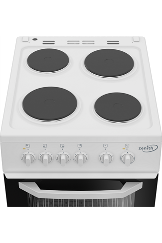 Zenith by Beko ZE503W 50cm White Single Cavity Electric Cooker