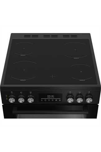 Beko EDC6731K 60cm Black Double Oven Electric Cooker 