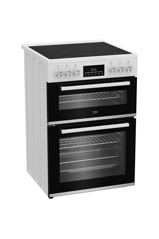 Beko EDC6731W White 60cm Double Oven Electric Cooker