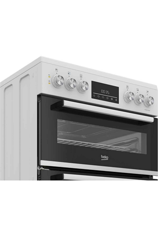 Beko EDC6731W White 60cm Double Oven Electric Cooker