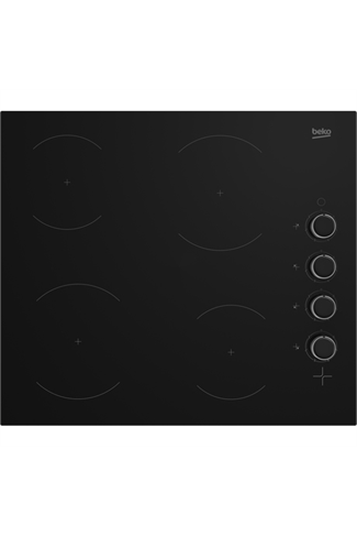 Beko CIHYV21B 58cm Black Built-In Ceramic Hob