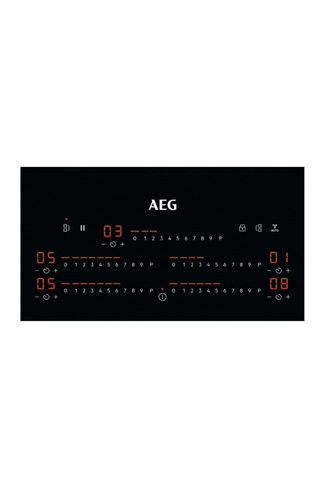 AEG IKS8575XFB 78CM Black Built-In Induction Hob