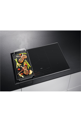 AEG IKS8575XFB 78CM Black Built-In Induction Hob