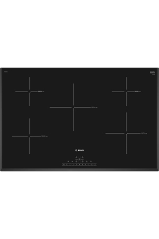 Bosch Serie 6 PIV851FB1E 80cm Black Built-In Induction Hob