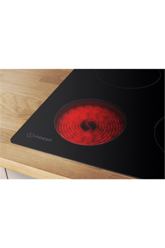 Indesit Aria RI161C 58cm Black Built-In Ceramic Hob