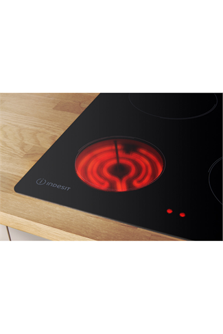 Indesit Aria RI860C 58cm Black Built-In Ceramic Hob