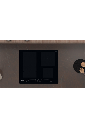 Hotpoint TS5760FNE 59cm Black Built-In Induction Hob