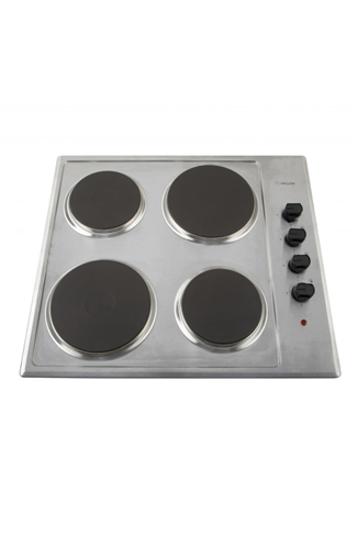 Willow WSP60X 60cm Stainless Steel Built-In Solid Plate Electric Hob