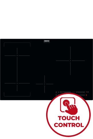 Zanussi ZIFN844K 78cm Black Built-In Induction Hob