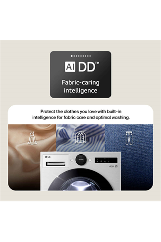 LG F4X7009TBB Black 9kg 1400 Spin Washing Machine 