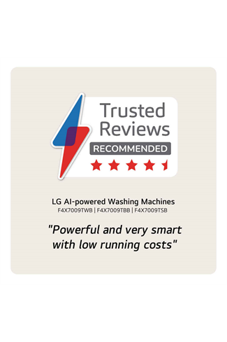 LG F4X7009TWB White 9kg 1400 Spin Washing Machine