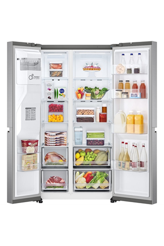 LG GSLV71PZTD Shiny Steel American Style Fridge Freezer