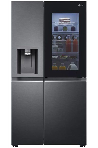 LG GSXV90MCAL Matt Black American Style Fridge Freezer