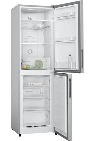 Bosch Series 2 KGN27NLEAG 55cm Silver 50/50 Frost Free Fridge Freezer