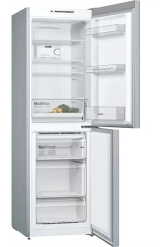 Bosch Serie 2 KGN34NLEAG 60cm Stainless Steel 50/50 Frost Free Fridge Freezer