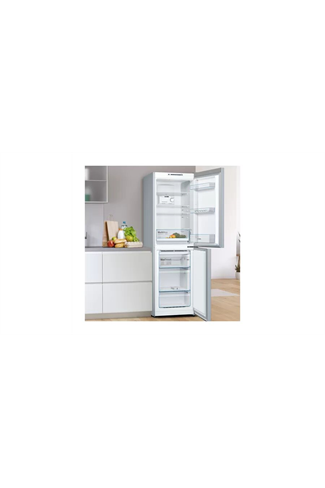 Bosch Serie 2 KGN34NLEAG 60cm Stainless Steel 50/50 Frost Free Fridge Freezer