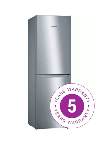 Bosch Serie 2 KGN34NLEAG 60cm Stainless Steel 50/50 Frost Free Fridge Freezer