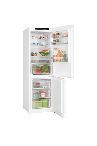 Bosch KGN362WDFG 60cm White 70/30 Frost Free Fridge Freezer