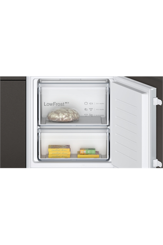 NEFF N50 KI5872SE0G Integrated 54cm White 70/30 Low Frost Fridge Freezer 