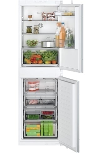 Bosch Serie 2 KIN85NSF0G Integrated 54cm White 50/50 Frost Free Fridge Freezer