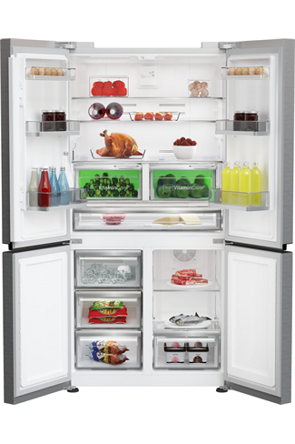 Blomberg KQD114VPX 530L Stainless Steel American Fridge Freezer