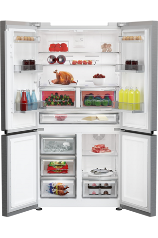 Blomberg KQD114VPX 530L Stainless Steel American Fridge Freezer