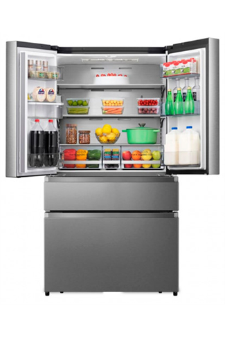 Hisense RF749N4SWSE Stainless Steel American Style Fridge Freezer