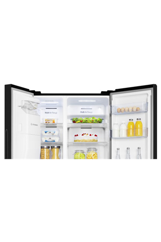 Hisense RS694N4TBE 535L Black American Style Fridge Freezer