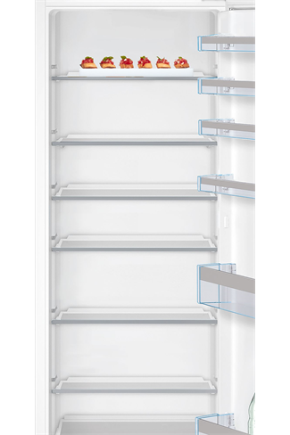 Bosch Serie 4 KIR81VSF0G Integrated 54cm White Tall Fridge