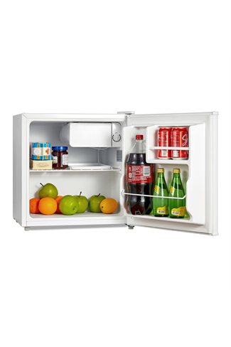 Montpellier MTTR43W 47cm White Table Top Fridge With Ice Box 