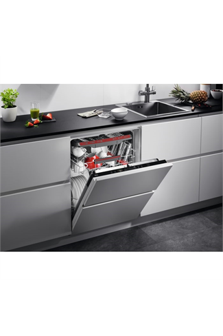 AEG FSS64907Z Fully integrated dishwasher, 14ps, C, 44dB, full width cutlery drawer, Quick Select c