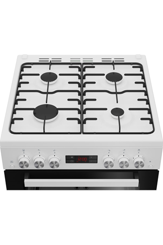 Beko EDG634W 60cm White Double Oven Gas Cooker